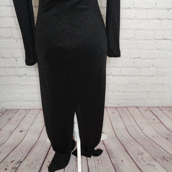 Chris McLaughlin Black Sparkle Formal Dress 4/6 - Picture 7 of 9